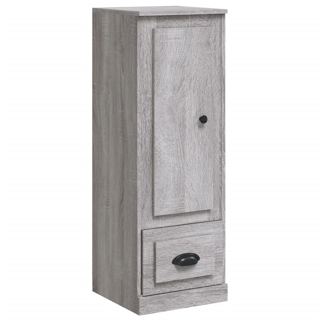 Contemporary White Highboard in Engineered Wood