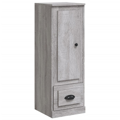 Contemporary White Highboard in Engineered Wood