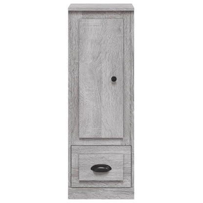 Contemporary White Highboard in Engineered Wood