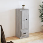 Contemporary White Highboard in Engineered Wood