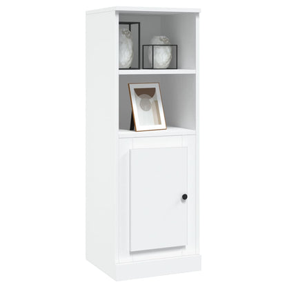 Modern White Highboard in Engineered Wood