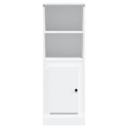Modern White Highboard in Engineered Wood