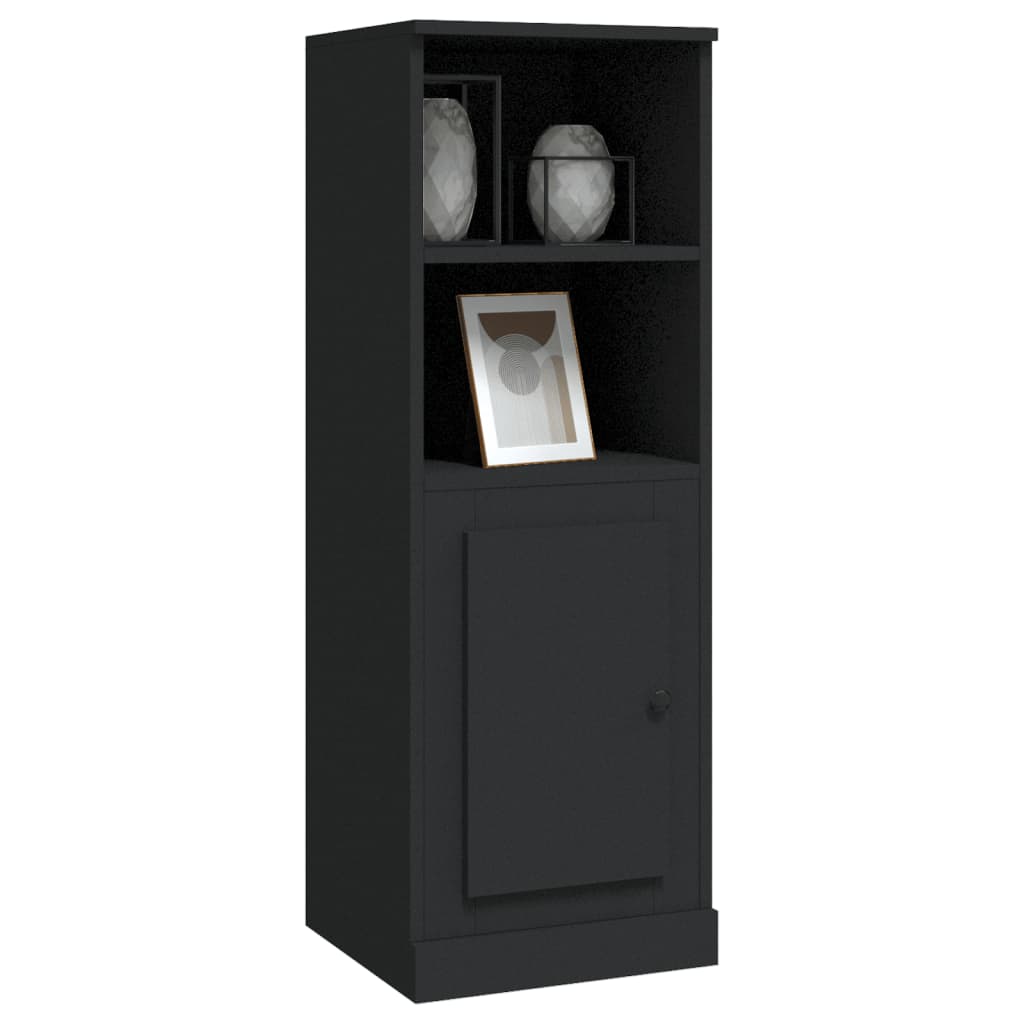 Modern White Highboard in Engineered Wood
