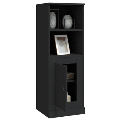 Modern White Highboard in Engineered Wood