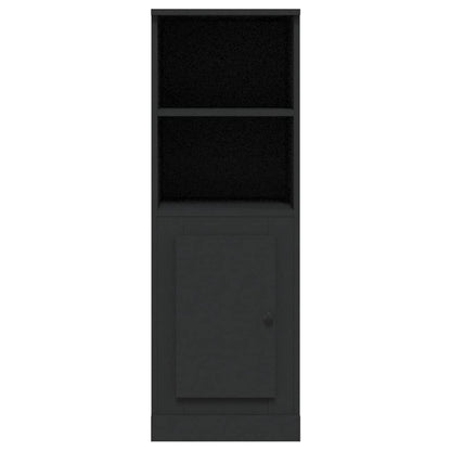 Modern White Highboard in Engineered Wood