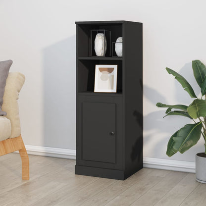 Modern White Highboard in Engineered Wood