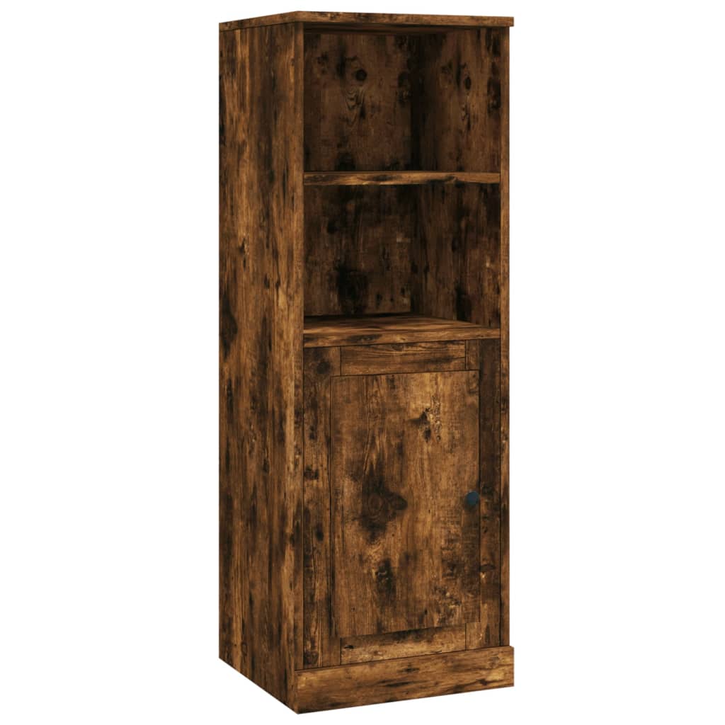 Modern White Highboard in Engineered Wood