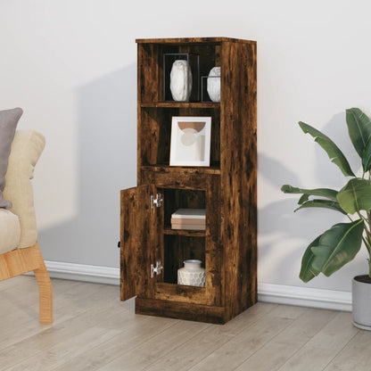 Modern White Highboard in Engineered Wood