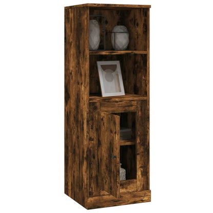 Modern White Highboard in Engineered Wood