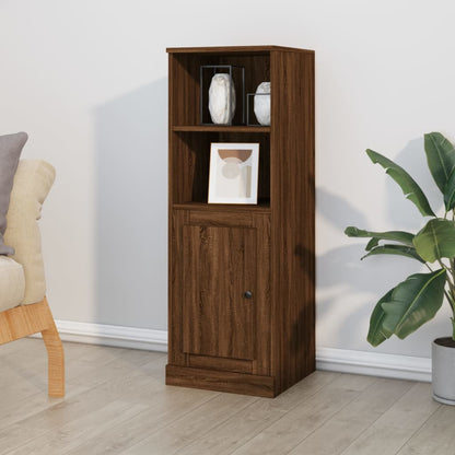Modern White Highboard in Engineered Wood