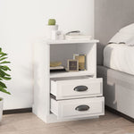 Ivory Haven White Bedside Cabinet