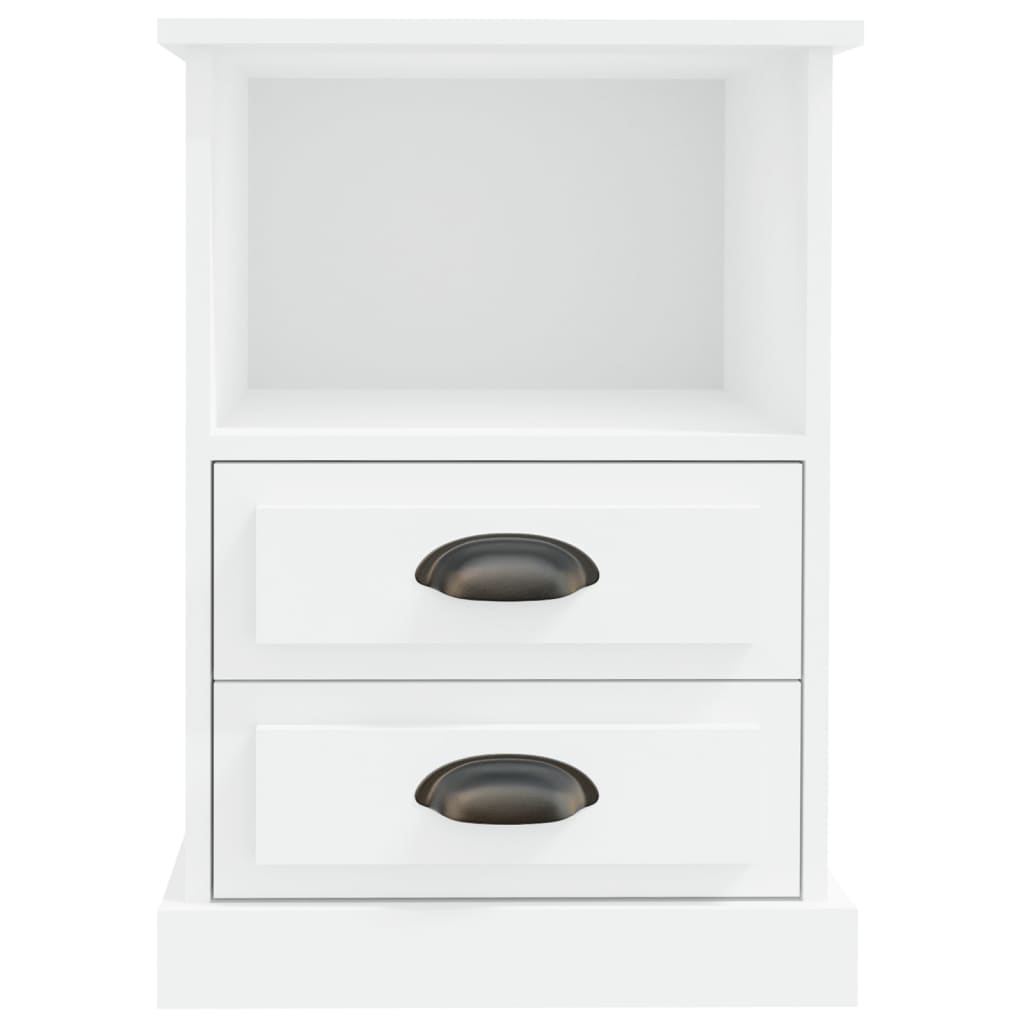 Ivory Haven White Bedside Cabinet