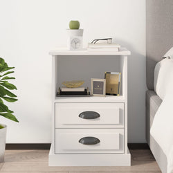 Ivory Haven White Bedside Cabinet