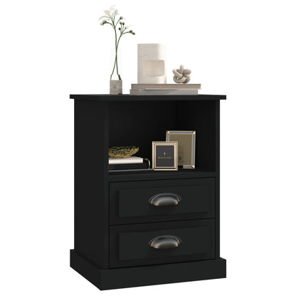 Dual Ivory Whispers: Set of 2 White Bedside Cabinets
