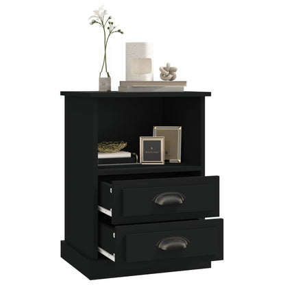 Dual Ivory Whispers: Set of 2 White Bedside Cabinets