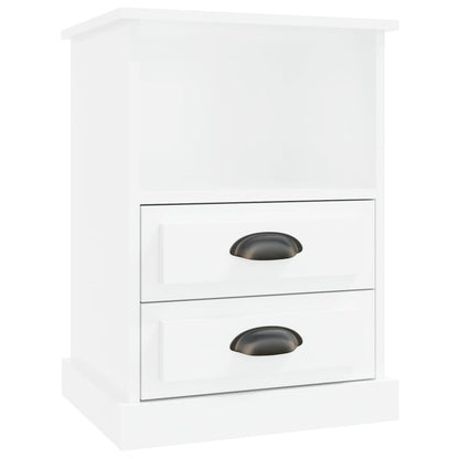 Ivory Haven White Bedside Cabinet
