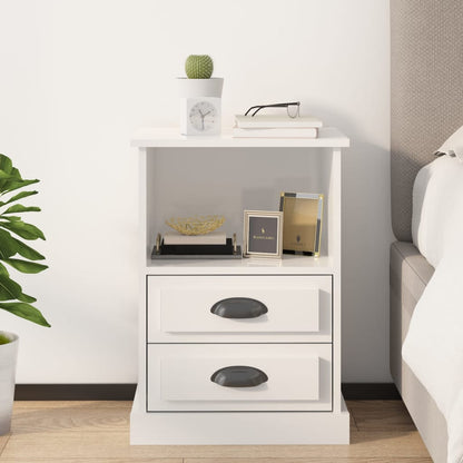 Ivory Haven White Bedside Cabinet