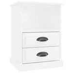 Dual Ivory Whispers: Set of 2 White Bedside Cabinets