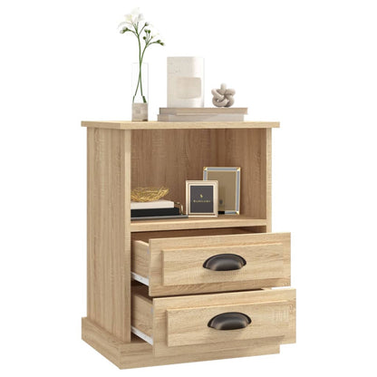 Dual Ivory Whispers: Set of 2 White Bedside Cabinets