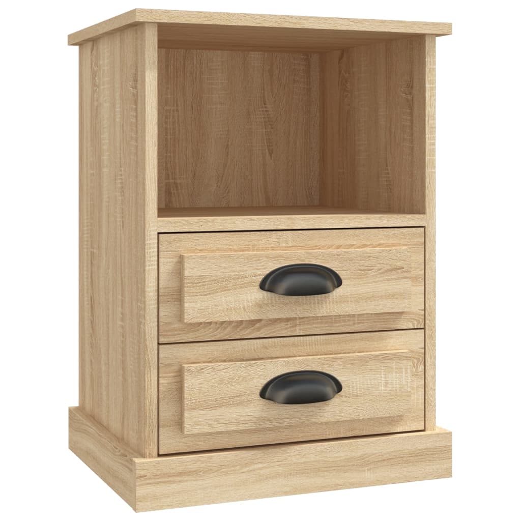 Dual Ivory Whispers: Set of 2 White Bedside Cabinets