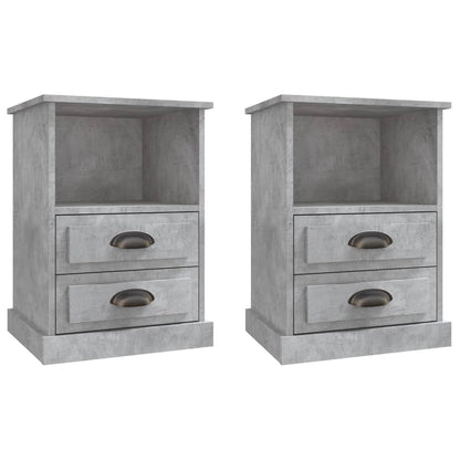 Dual Ivory Whispers: Set of 2 White Bedside Cabinets