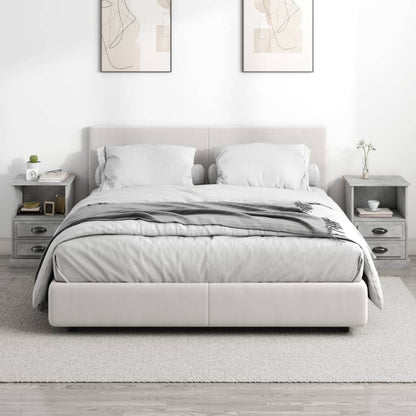 Dual Ivory Whispers: Set of 2 White Bedside Cabinets