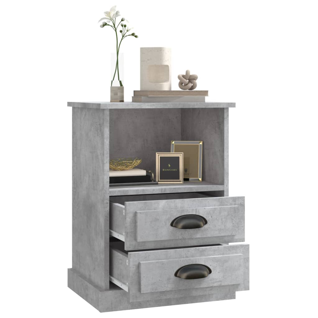 Dual Ivory Whispers: Set of 2 White Bedside Cabinets