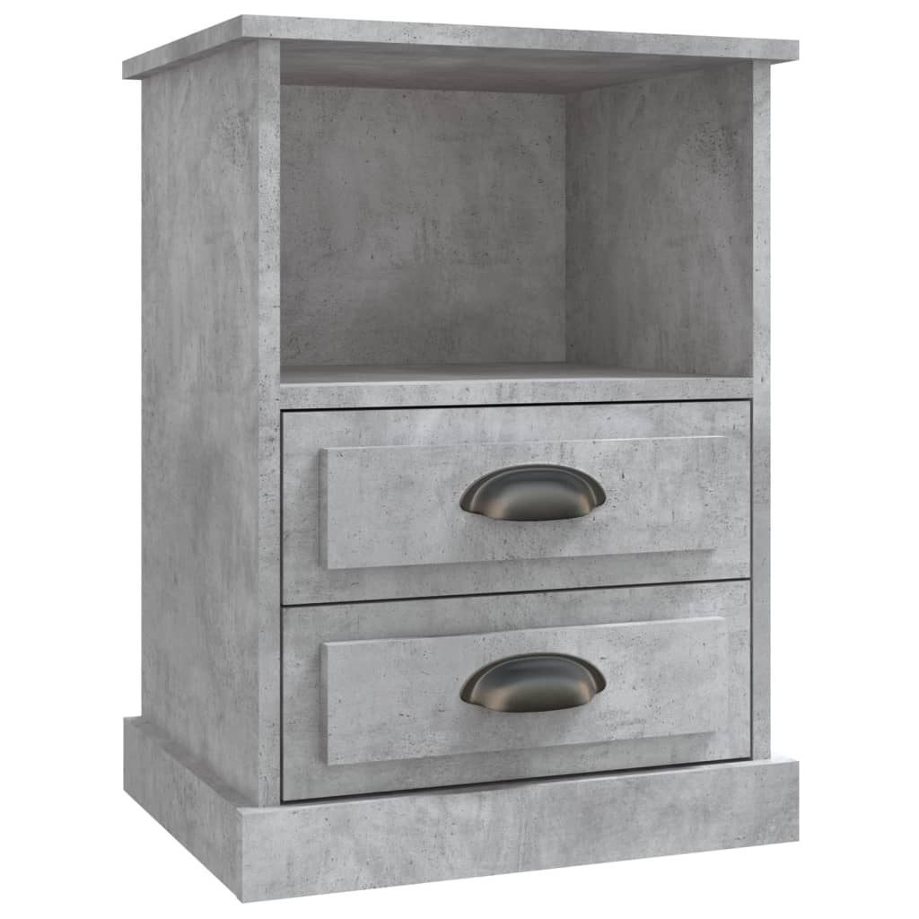 Dual Ivory Whispers: Set of 2 White Bedside Cabinets