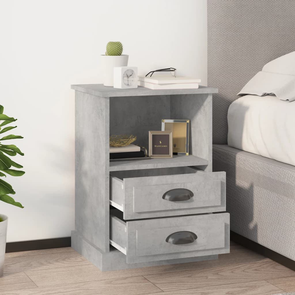 Dual Ivory Whispers: Set of 2 White Bedside Cabinets