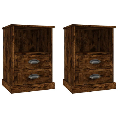 Dual Ivory Whispers: Set of 2 White Bedside Cabinets