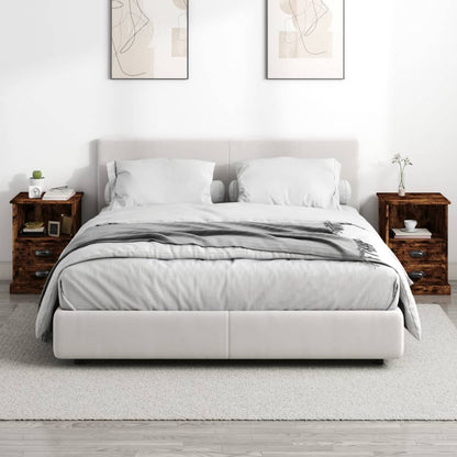 Dual Ivory Whispers: Set of 2 White Bedside Cabinets