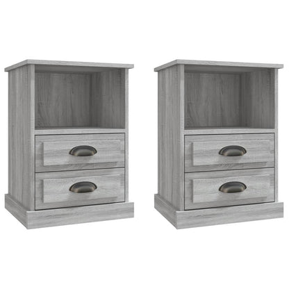 Dual Ivory Whispers: Set of 2 White Bedside Cabinets
