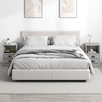 Dual Ivory Whispers: Set of 2 White Bedside Cabinets