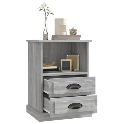 Dual Ivory Whispers: Set of 2 White Bedside Cabinets