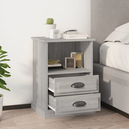 Dual Ivory Whispers: Set of 2 White Bedside Cabinets