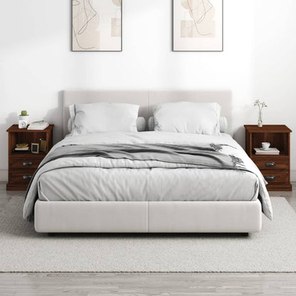 Dual Ivory Whispers: Set of 2 White Bedside Cabinets
