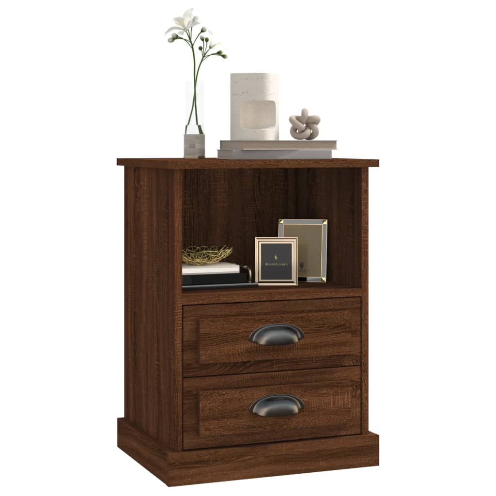 Dual Ivory Whispers: Set of 2 White Bedside Cabinets