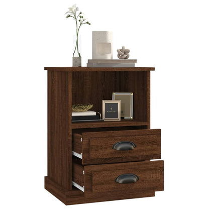Dual Ivory Whispers: Set of 2 White Bedside Cabinets