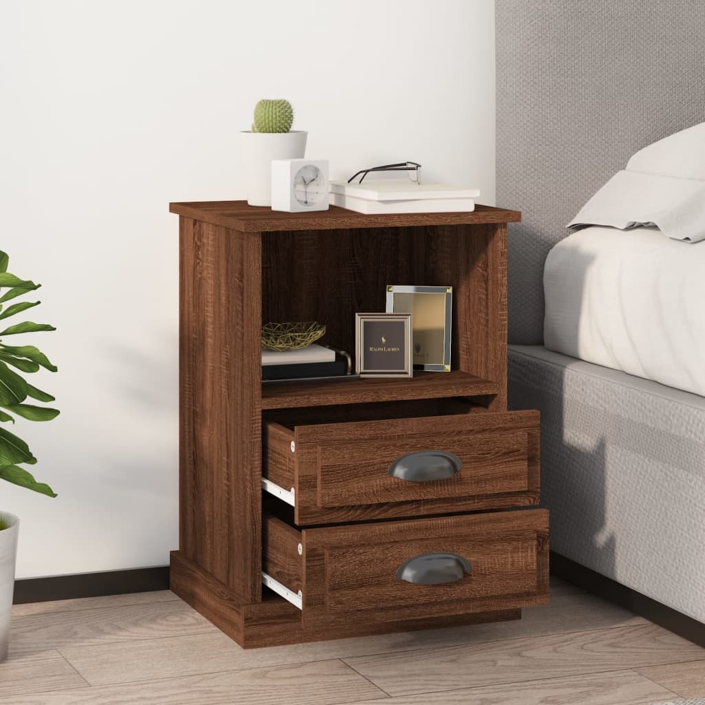 Dual Ivory Whispers: Set of 2 White Bedside Cabinets