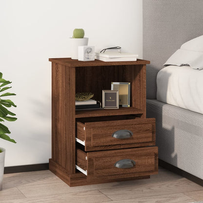 Dual Ivory Whispers: Set of 2 White Bedside Cabinets