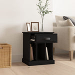 Nightfall Noir: Black Bedside Cabinet