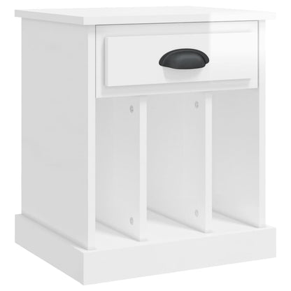 Nightfall Noir: Black Bedside Cabinet