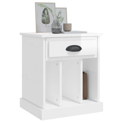 Nightfall Noir: Black Bedside Cabinet