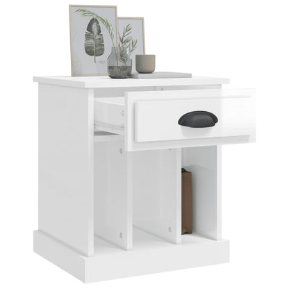 Nightfall Noir: Black Bedside Cabinet