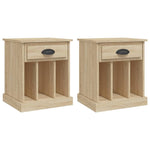 Dual Ivory Comfort: Set of 2 White Bedside Cabinets