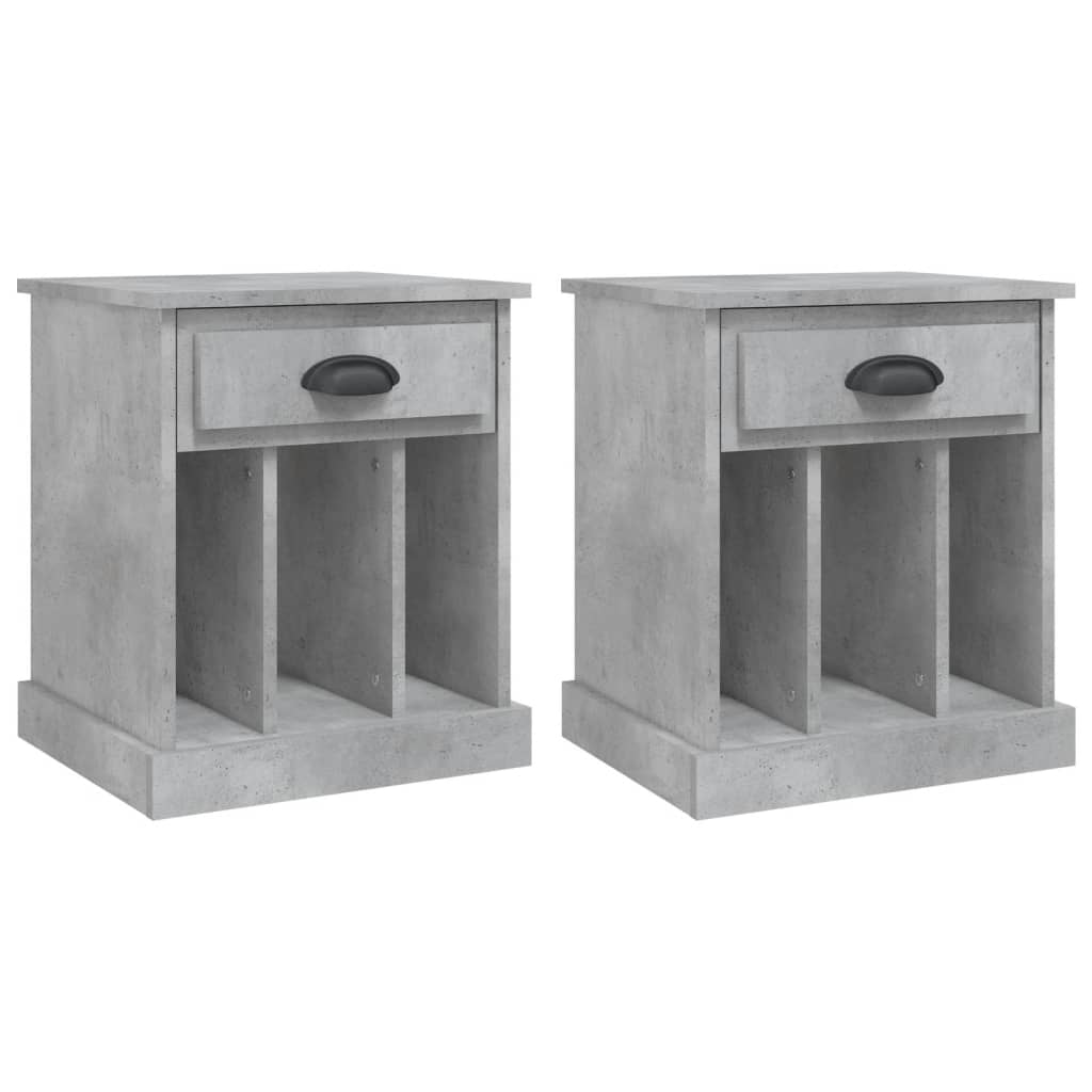 Dual Ivory Comfort: Set of 2 White Bedside Cabinets