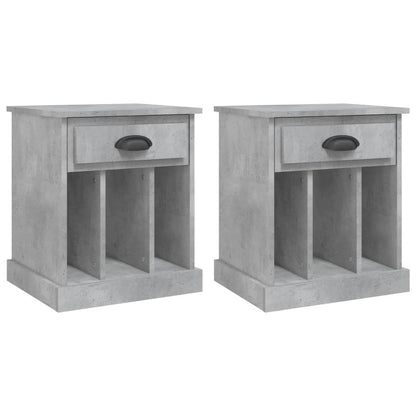 Dual Ivory Comfort: Set of 2 White Bedside Cabinets