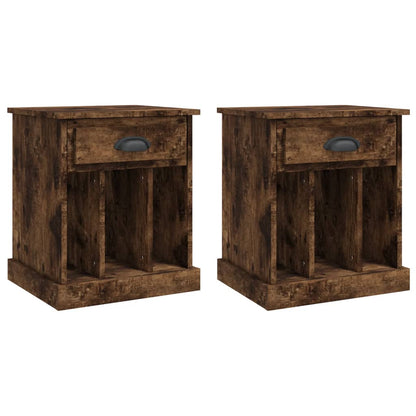 Dual Ivory Comfort: Set of 2 White Bedside Cabinets