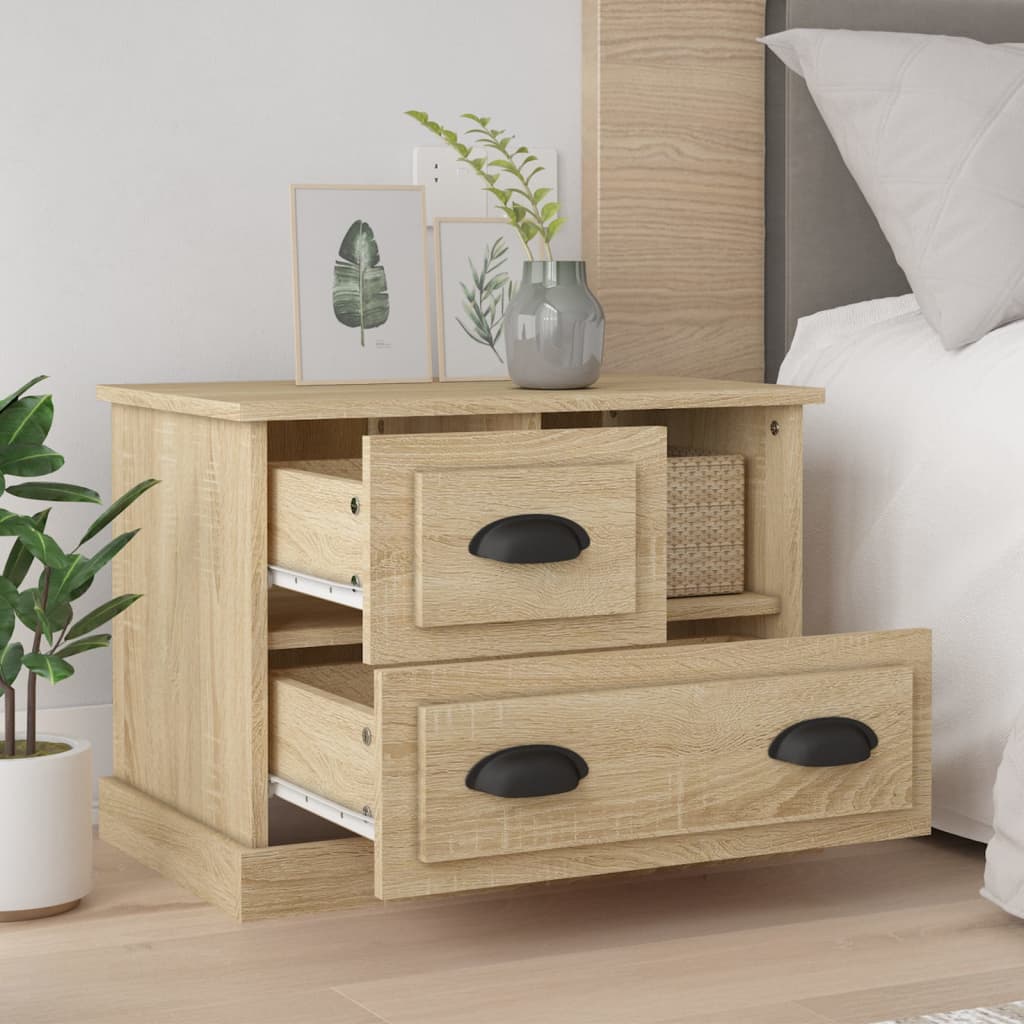 Whispering Elegance: White Bedside Cabinet