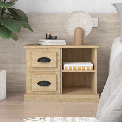 Nocturnal Elegance: Black Bedside Cabinet